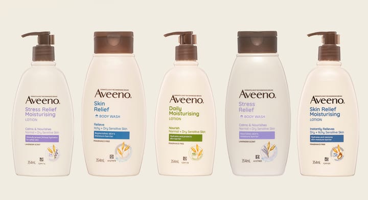 Aveeno Body Lotion or Body Wash Selected Range