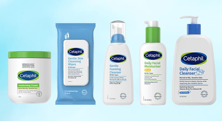 Cetaphil Body & Facial Cleansers or Lotions Range
