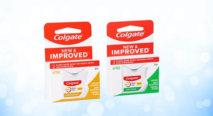 Colgate Total Dental Floss 25mm Range