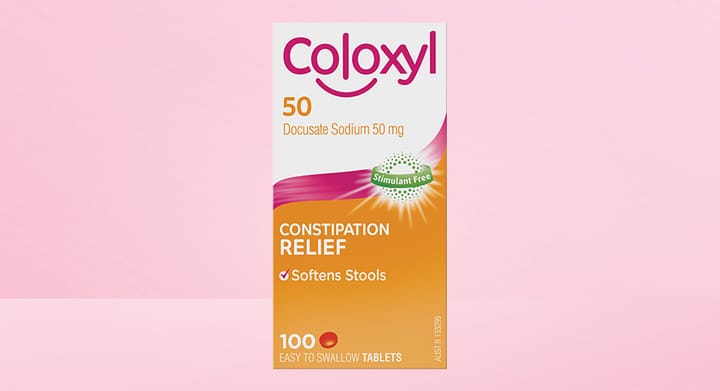 Coloxyl 50mg 100 Tablets
