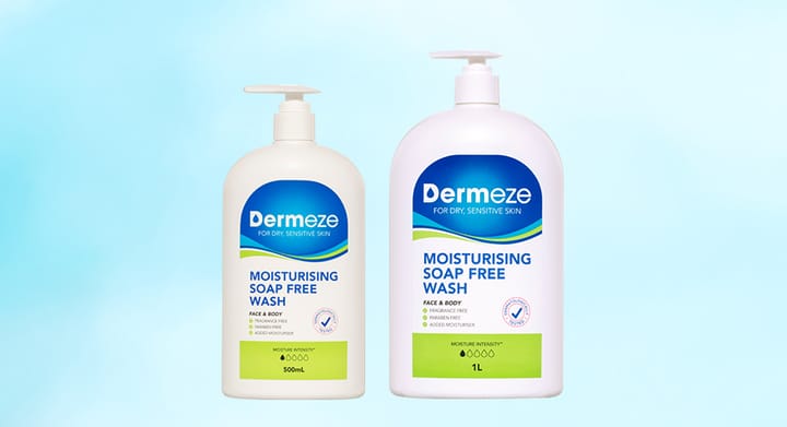 Dermeze Moisturising Soap-Free Wash Range