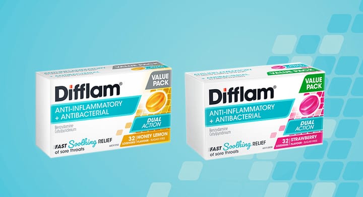 Difflam Dual Lozenges Range
