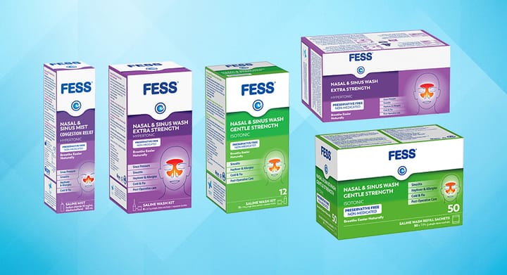 FESS Nasal and Sinus Wash Range