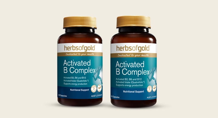 Herbs of Gold Activated B Complex or Stress Range