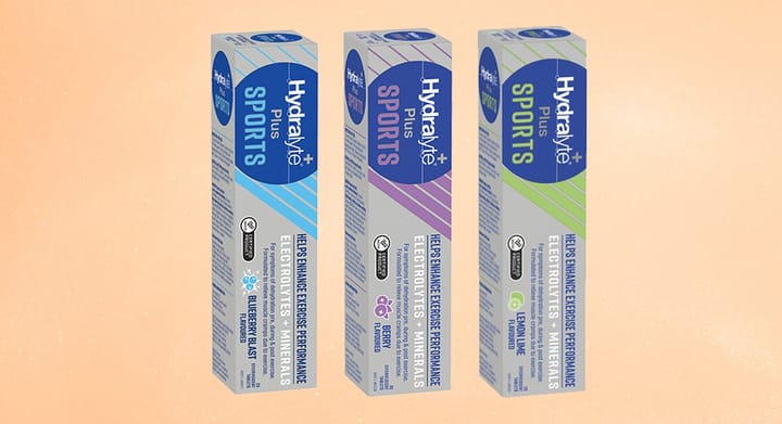 Hydralyte Plus Sport 20 Effervescent Tablets Range