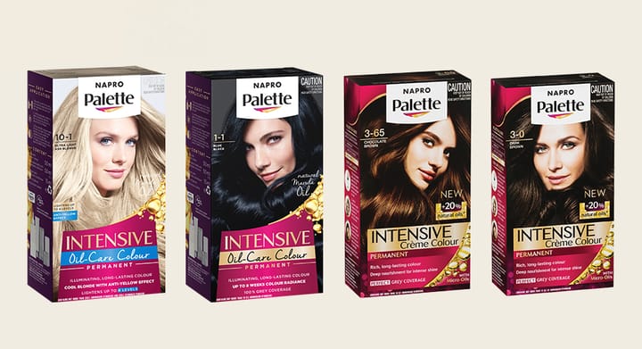 Napro Palette Hair Colour Range