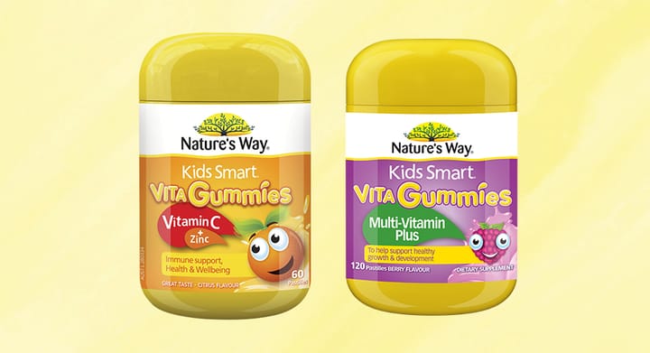 Nature's Way Kids Smart Vita Gummies 60 or 120pk