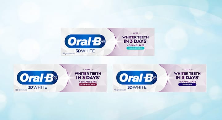 Oral-B 3D White Toothpaste 95g Range