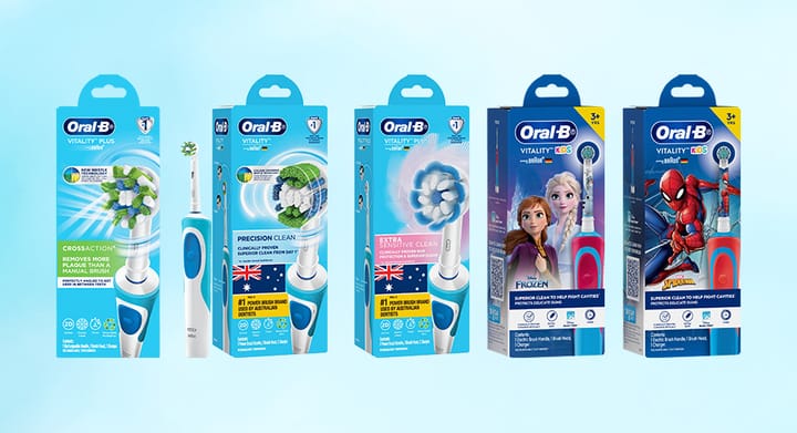 Oral-B Vitality Electric Toothbrush Range