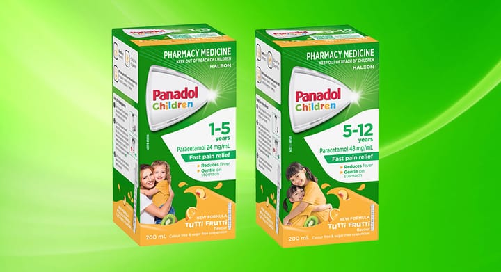 Panadol Children's 1-5 or 5-12 200mL