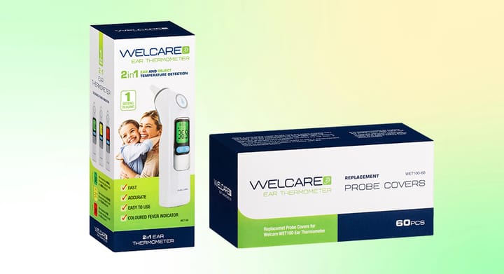 Welcare Ear thermometer Range
