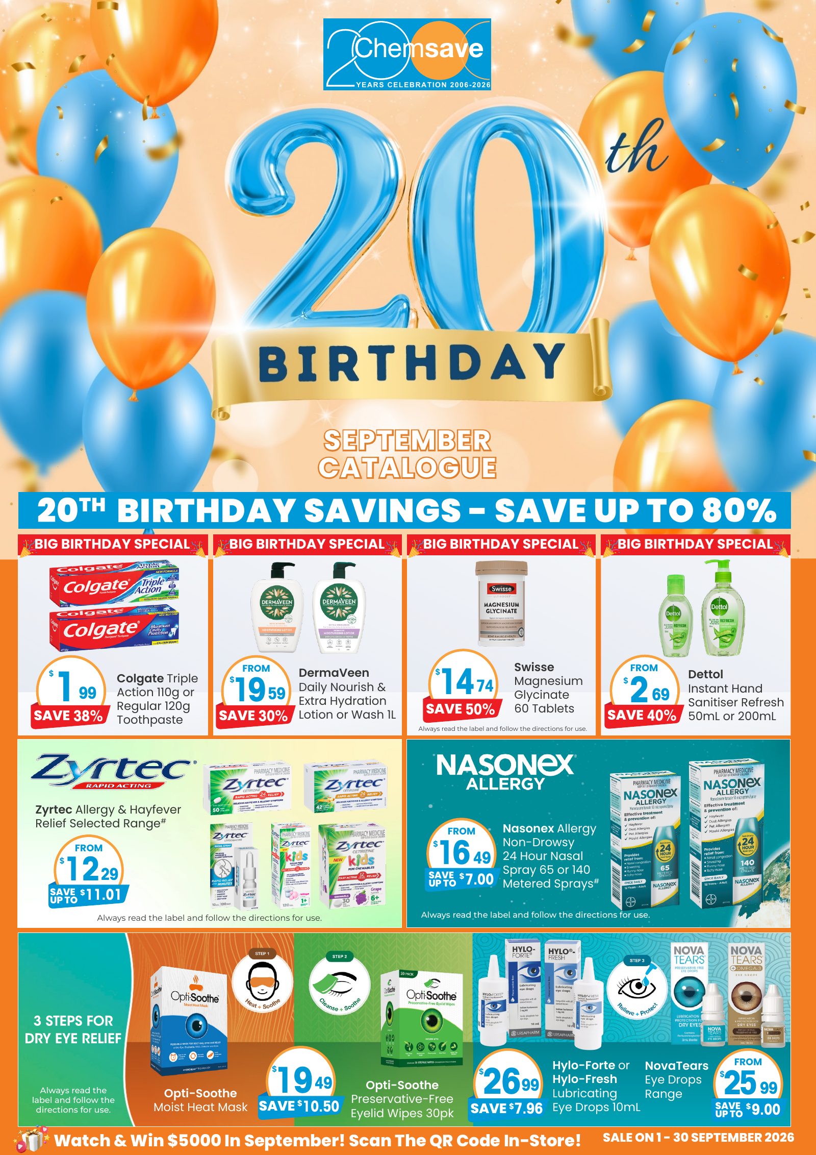 Chemsave September 2026 catalogue — cover