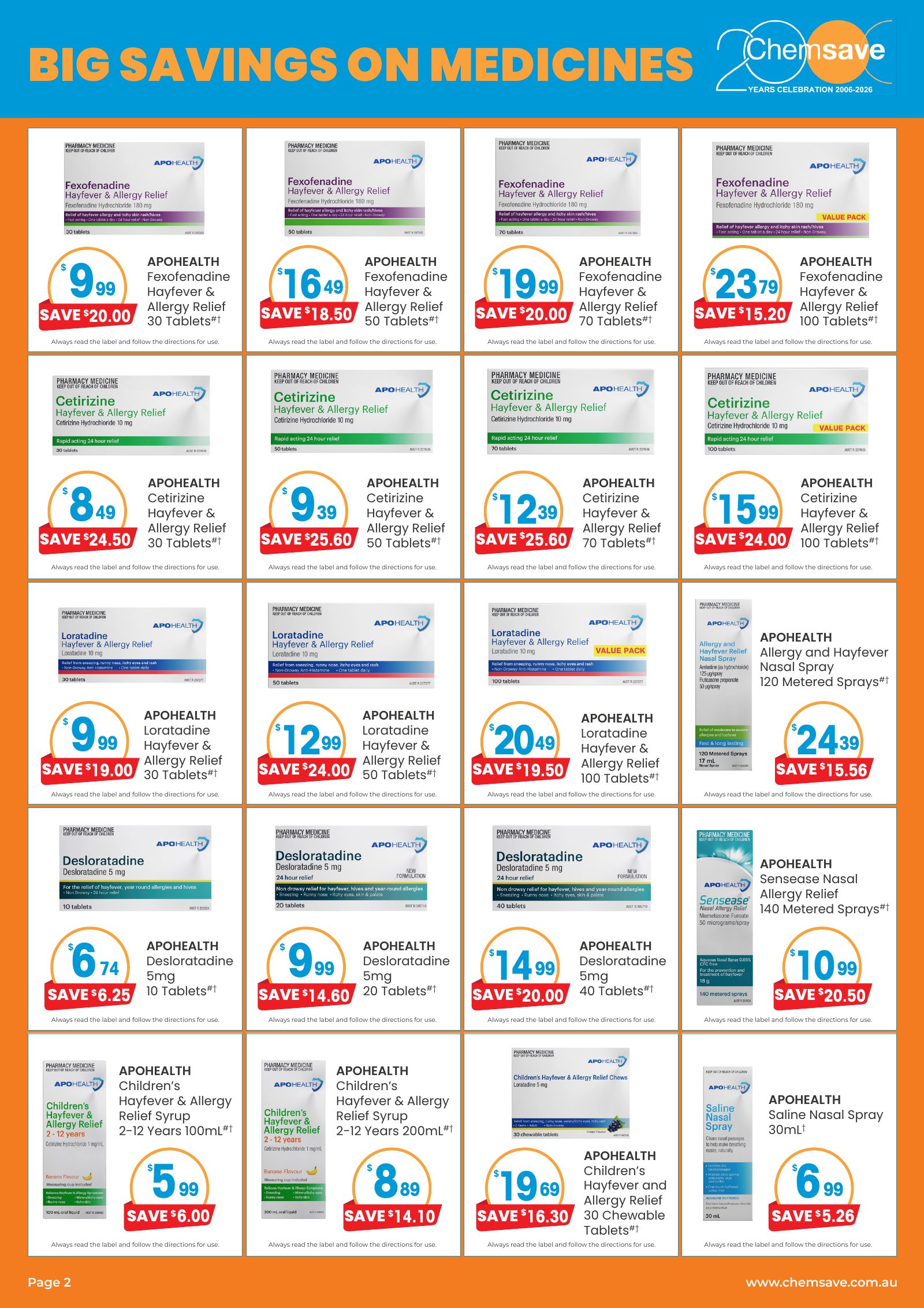 Chemsave October 2026 catalogue — page 2